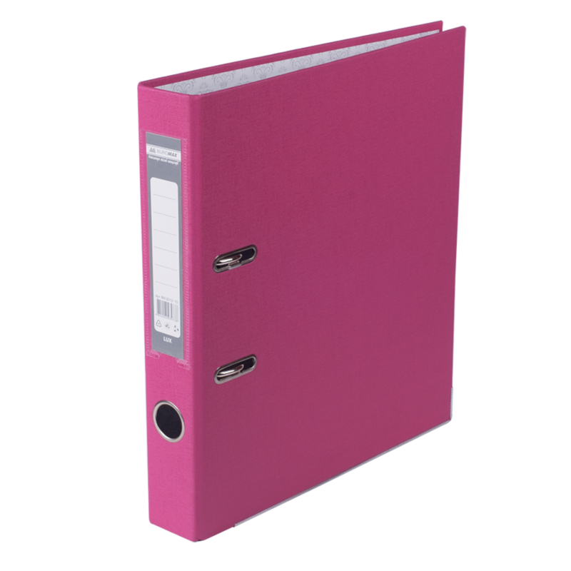 Папка-реєстратор BUROMAX (BM.3012-10c) А4, 50 мм, рожева